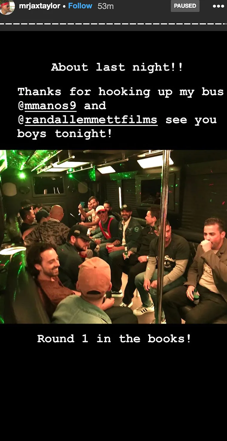 Jax Taylor Instagram First Bachelor Party