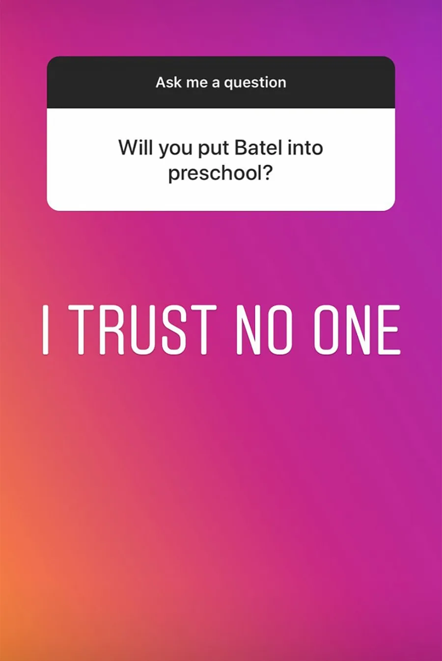 Jenna Jameson Batel Motherhood Q&A Preschool