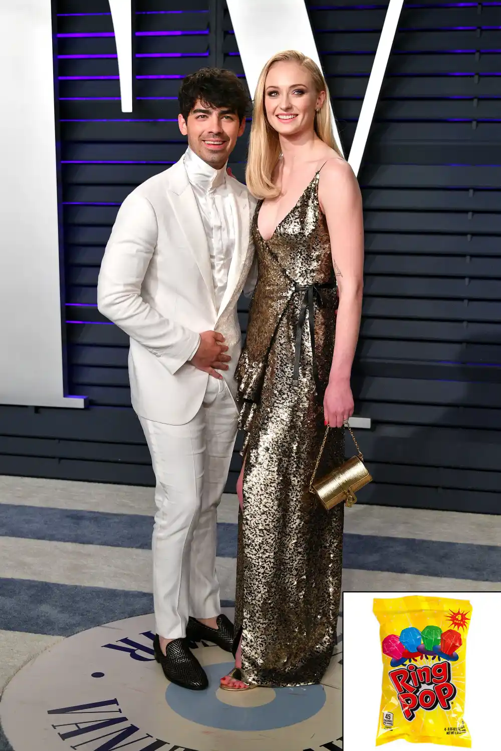 Joe Jonas and Sophie Turner Ring Pop