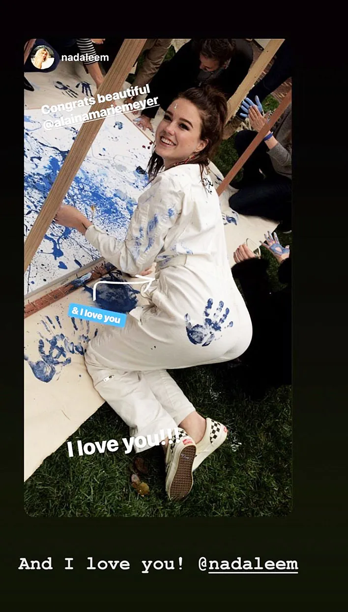 Johnny Galecki Alaina Meyer Gender Reveal Party