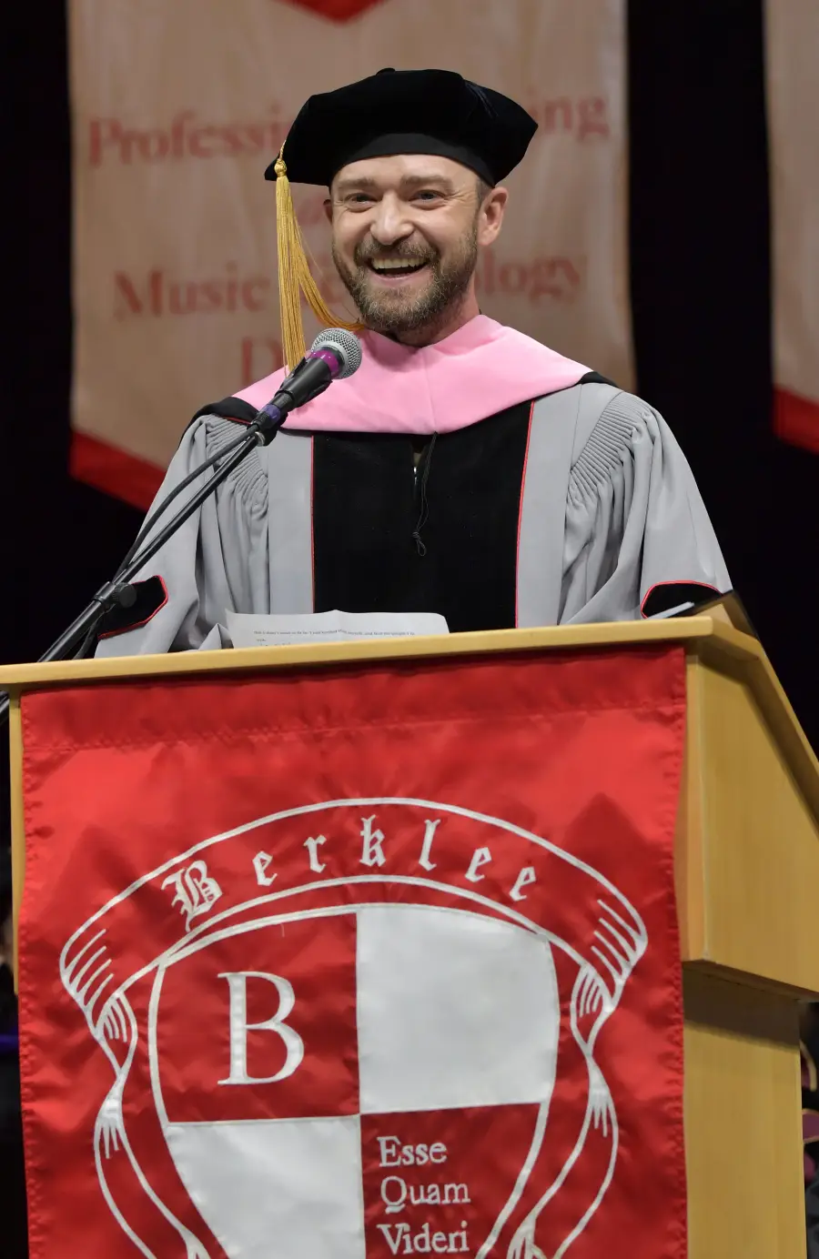 Justin Timberlake Stars With Honorary Degrees