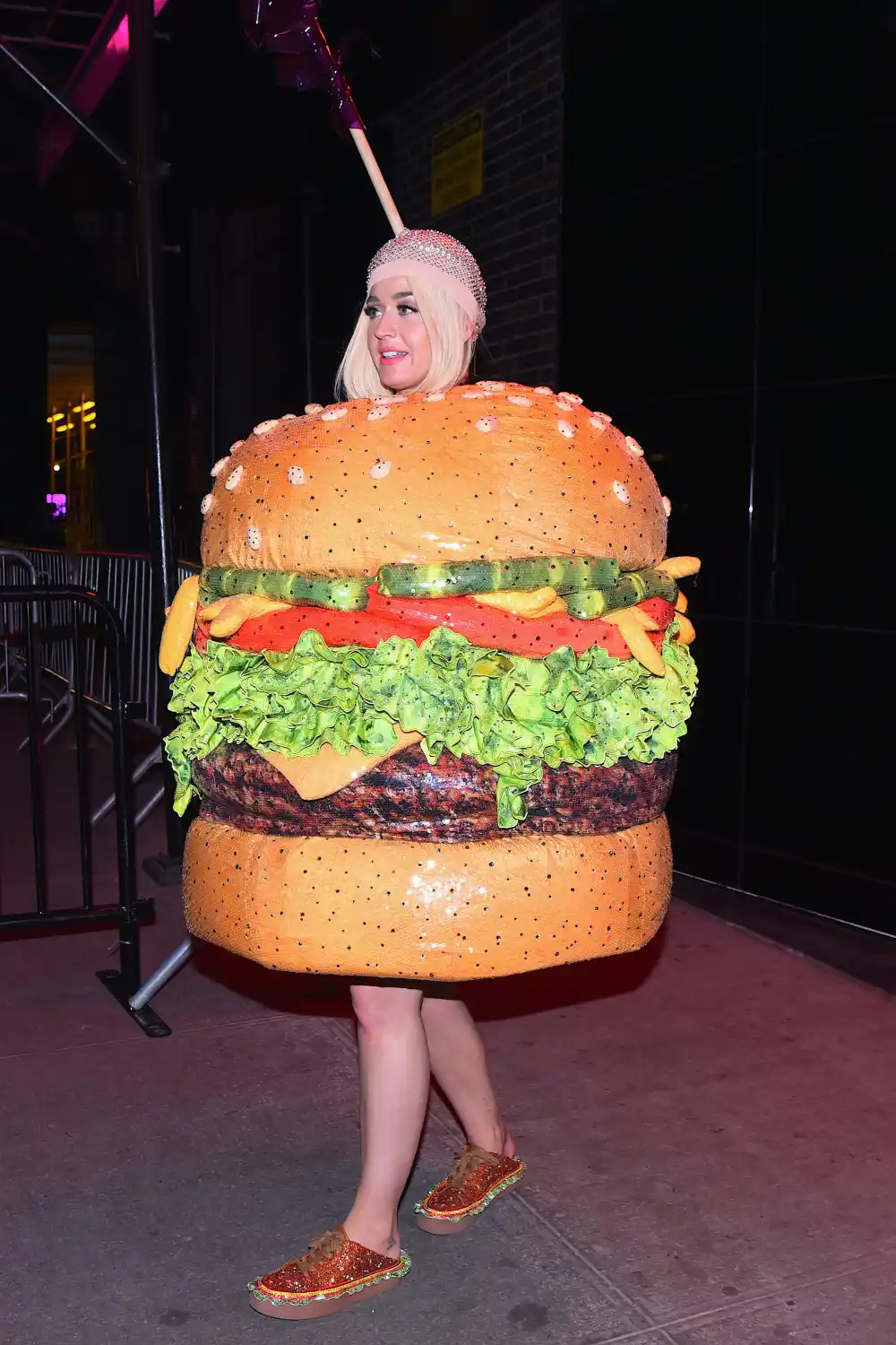 Katy Perry's Shoes Smell Like Fruit MET Gala After Party Cheeseburger