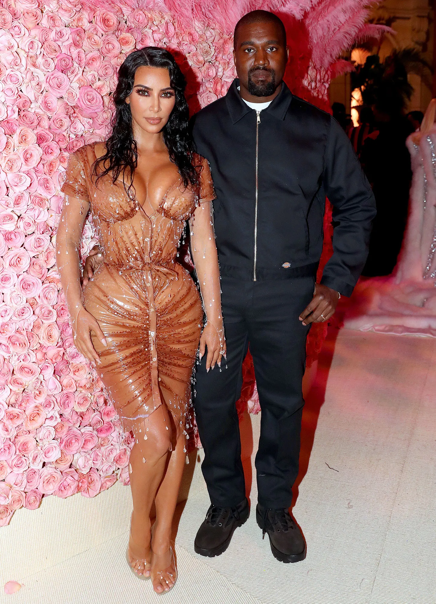 Kim Kardashian and Kanye West First Look