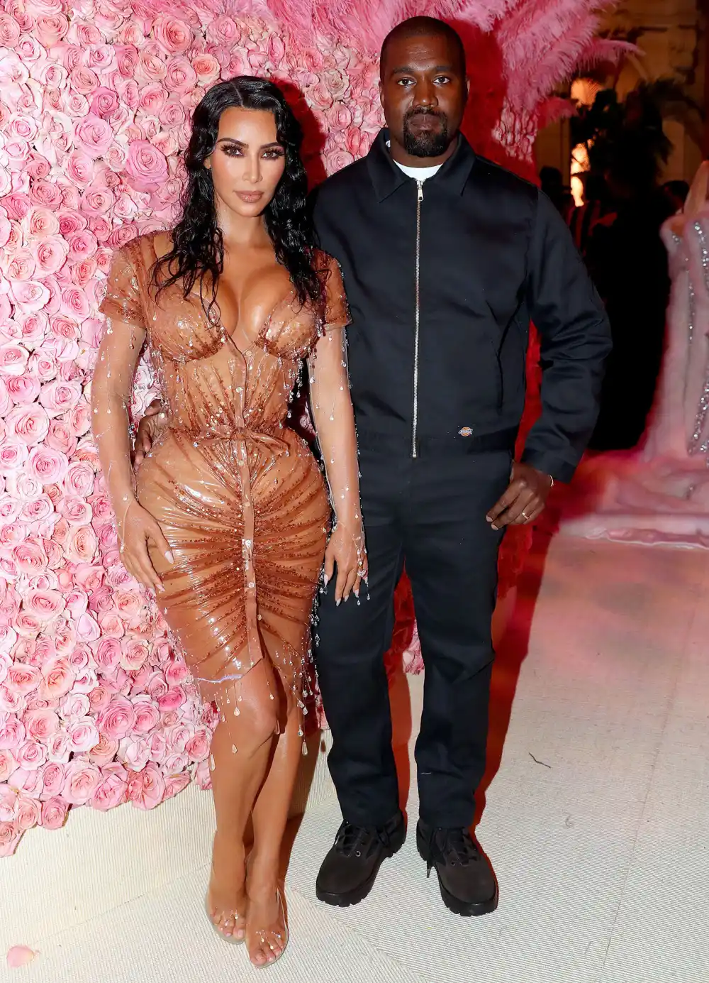 Kim Kardashian and Kanye West First Look