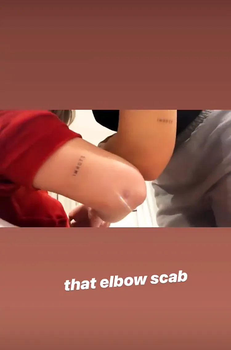 Kylie Jenner Matching Stormi Tattoos