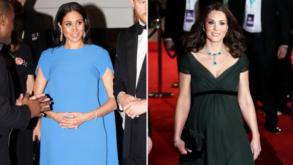 Meghan Markle and Kate Middleton Maternity Style