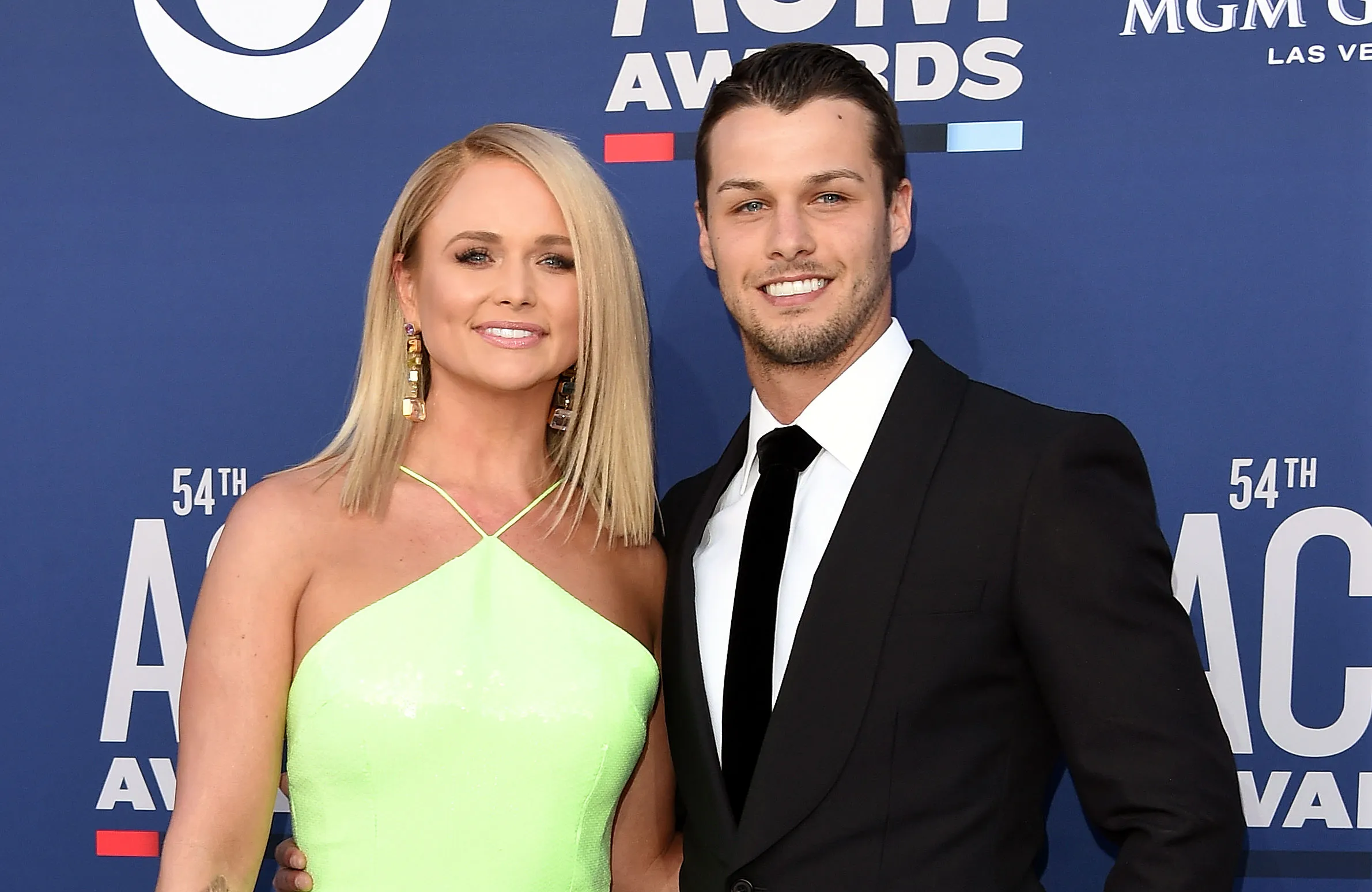 Miranda Lambert Shares Adorable Photo of Husband Brendan McLoughlin Posing With Puppies 54th Academy of Country Music Awards