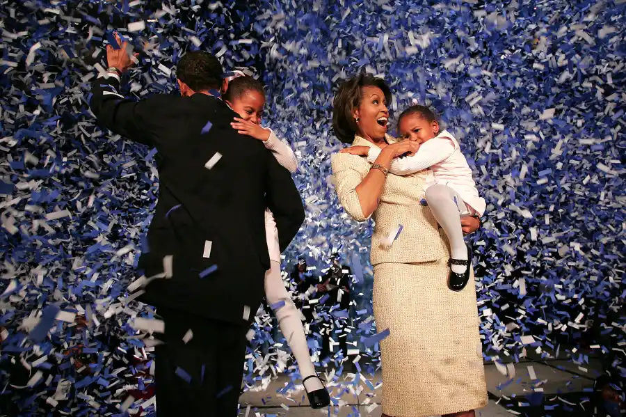 Barack Obama Malia Michelle Sasha Obama Family Gallery