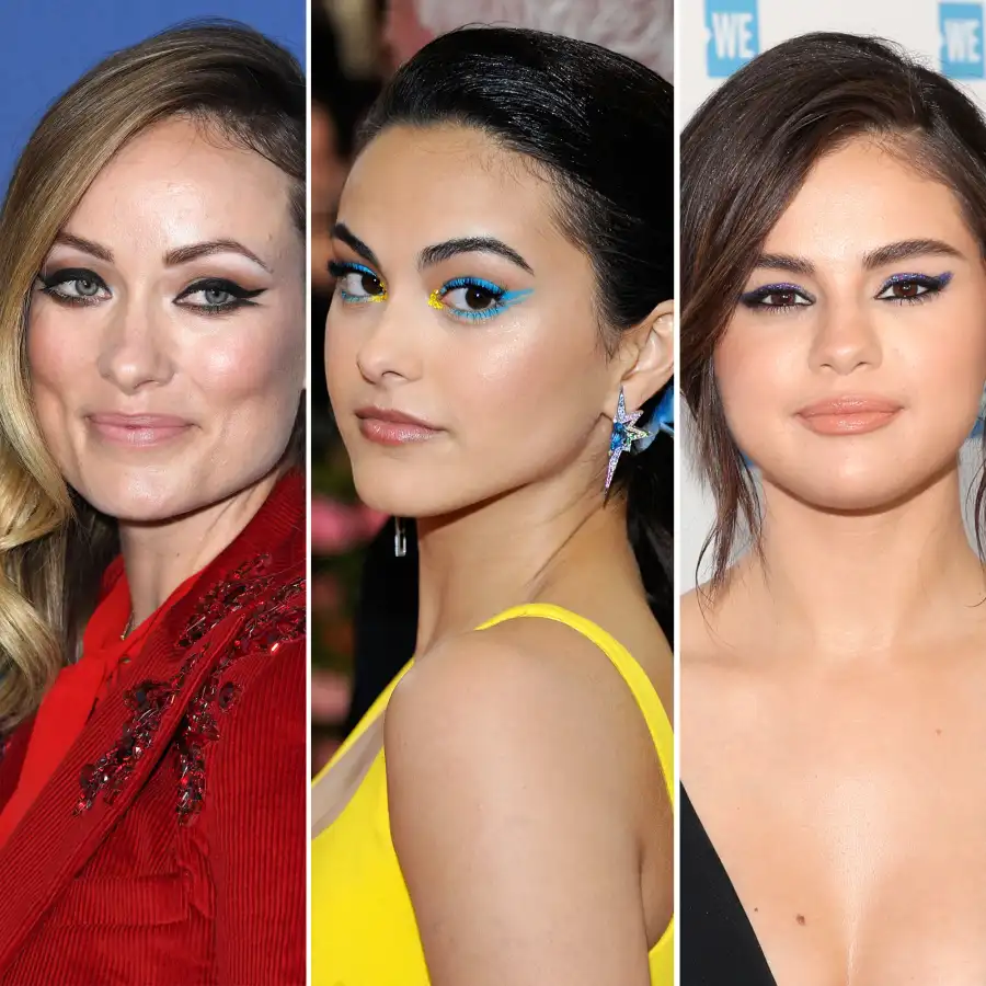 Olivia Wilde Camila Mendes Selena Gomez Fresh Cat Eye