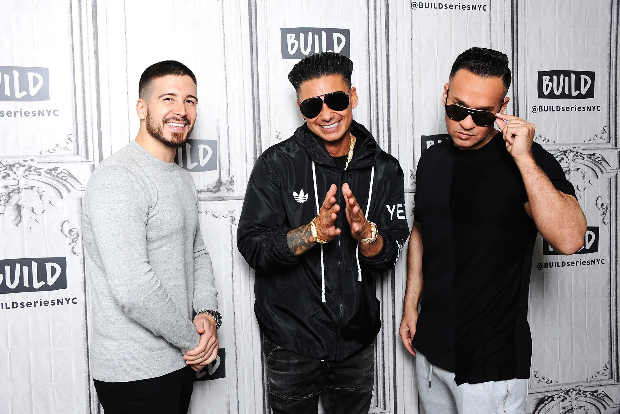 Vinny Guadagnino, Paul 'Pauly D' Delvecchio and Mike 'The Situation' Sorrentino