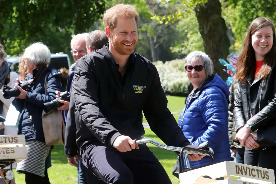 Prince Harry Gets a Gift for Baby Archie During Solo Day Trip to the Netherlands Dad Jacket Invictus Games