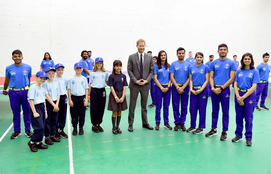 Prince-Harry-Helps-Open-The-Cricket-World-Cup