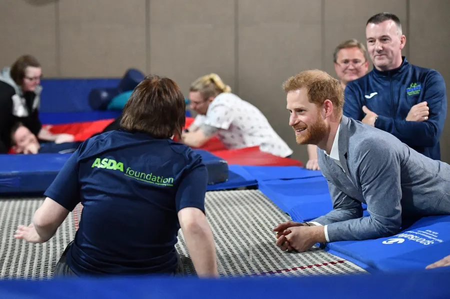 Prince Harry Visits Oxsrad Centre Opened By Princess Diana