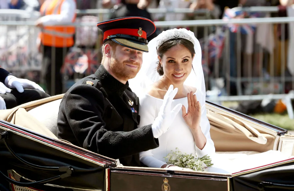 Prince Harry and Duchess Meghan Celebrate One Year Wedding Anniversary With Never Before Seen Photos