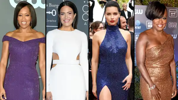 Regina King Mandy Moore Adrima Lima Viola Davis Red Carpet Michael Kors