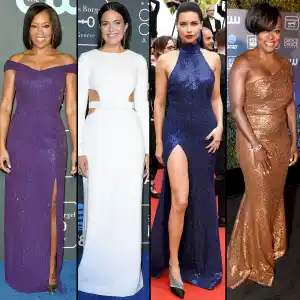 Regina King Mandy Moore Adrima Lima Viola Davis Red Carpet Michael Kors