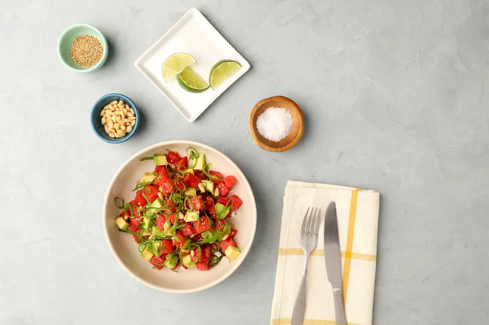 Richard Blais Tomato Watermelon Poke