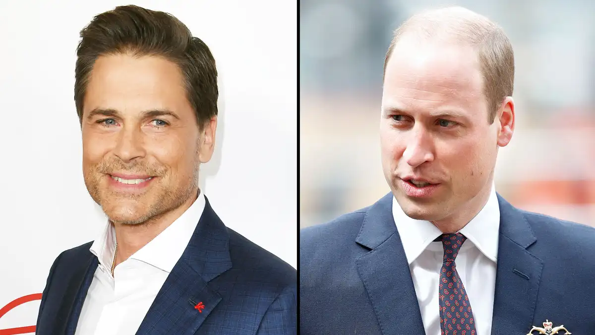 Rob Lowe Prince William Traumatic Hair Loss