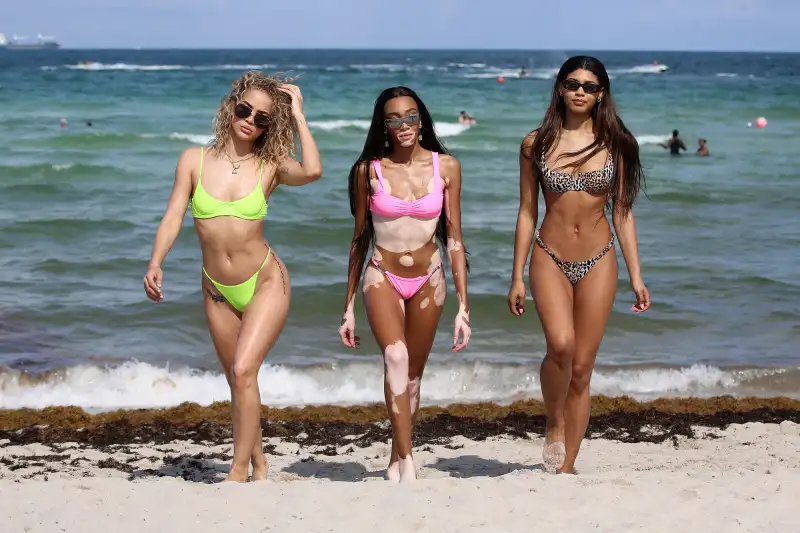 Celebrity Beach Bodies of 2019 Jasmine Sanders Winnie Harlow Danielle Herrington