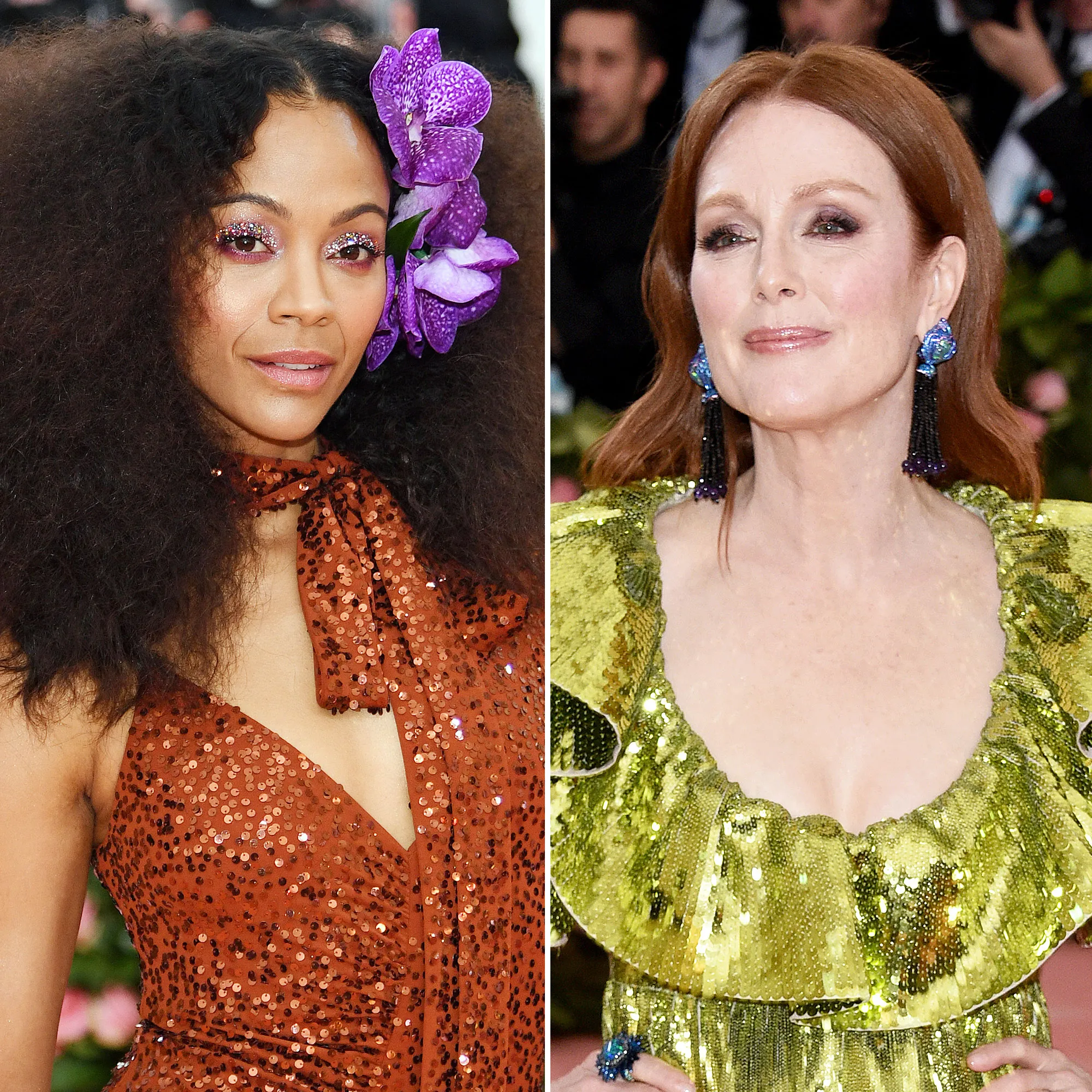 Zoe Saldana Julianne Moore Met Gala 2019