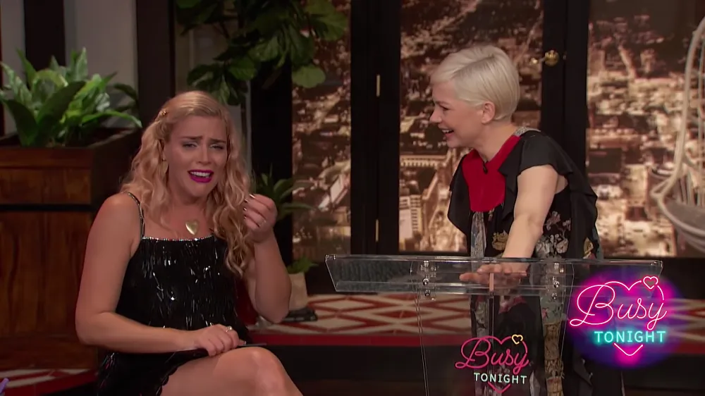 Michelle Williams Busy Philipps Cry &lsquo;Busy Tonight'