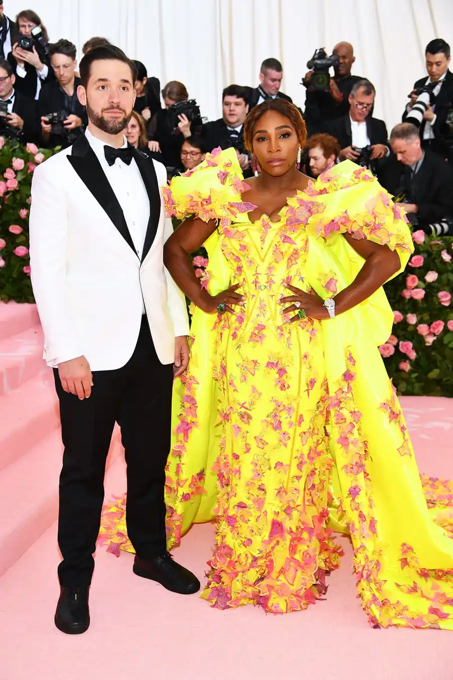 Serena Williams and Alexis Ohanian met gala 2019 couples