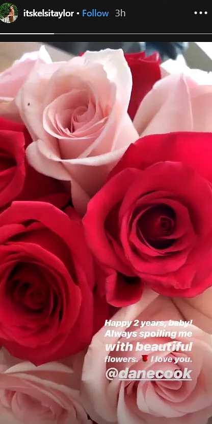 Dane Cook Gushes Over Kelsi Taylor 2-Year Anniversary