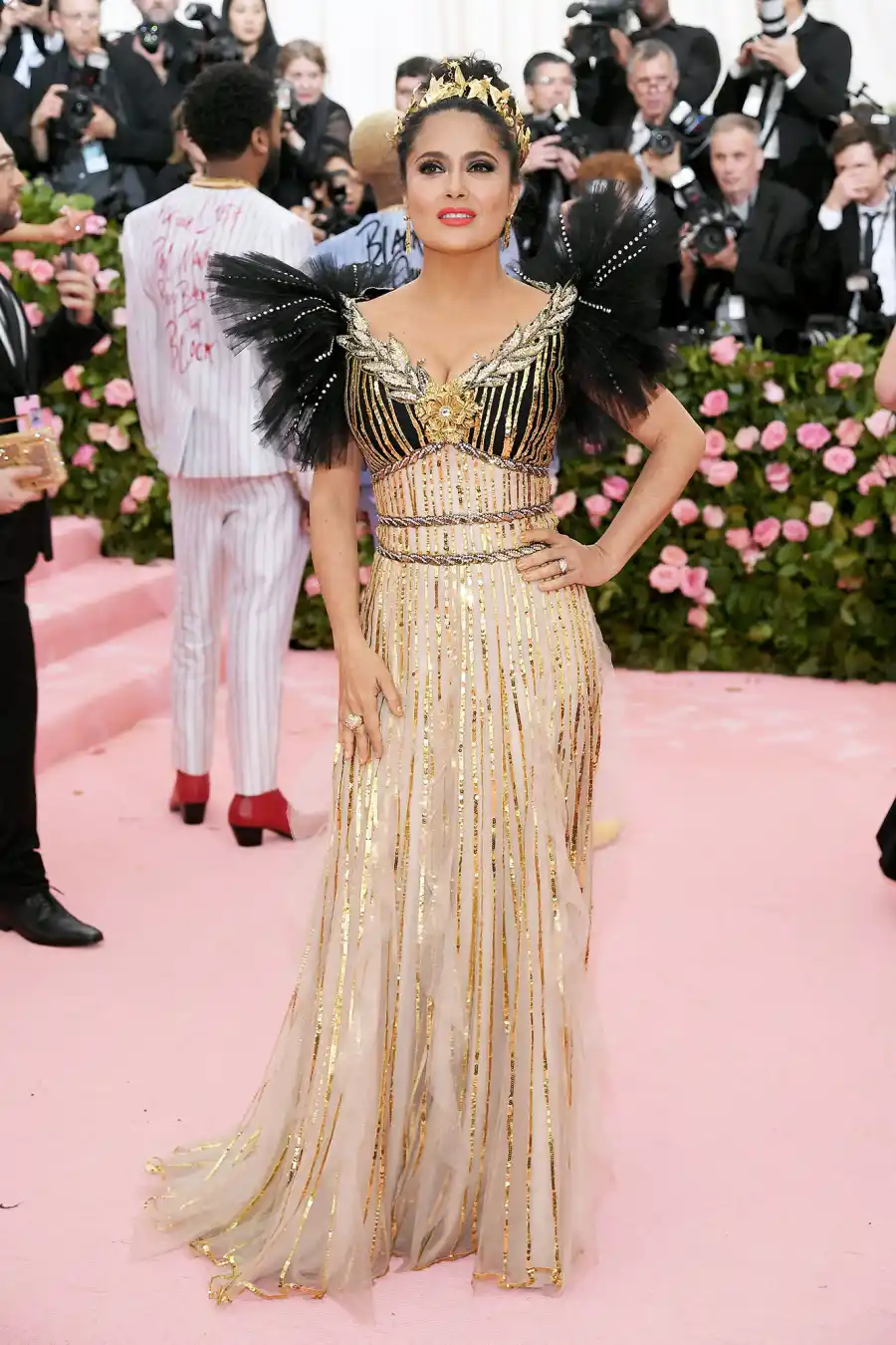 Salma Hayek met gala 2019