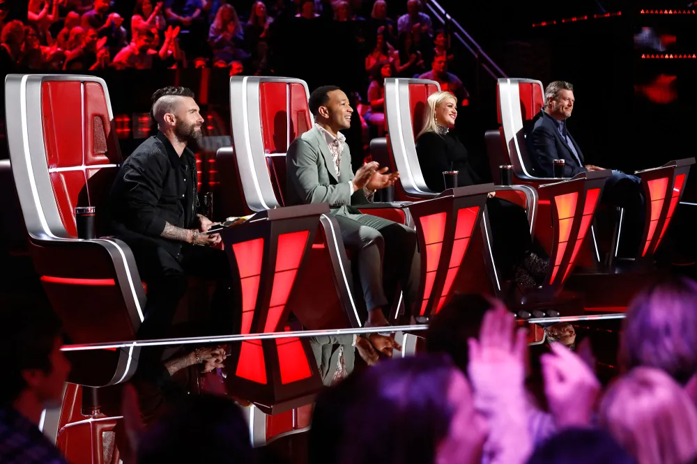 Adam Levine, John Legend, Kelly Clarkson, Blake Shelton The Voice