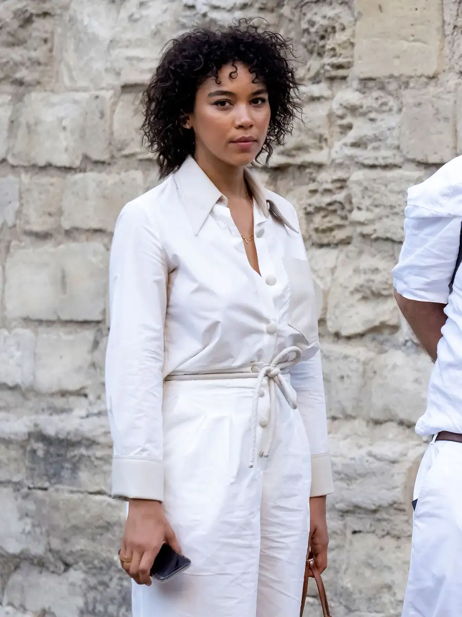 Alexandra Shipp White Dinner Jonas and Turner Wedding
