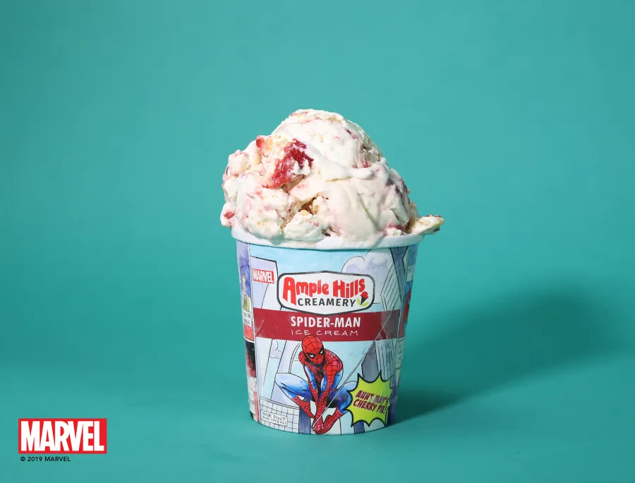 Ample-Hills-Debuts-Superhero-Inspired-Ice-Cream-Spiderman-ice-cream