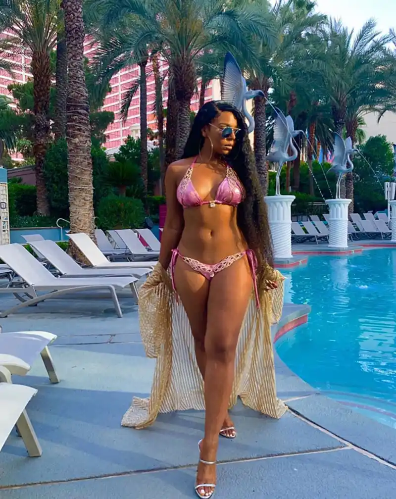 Ashanti Fuschia Bikini Snap June 18