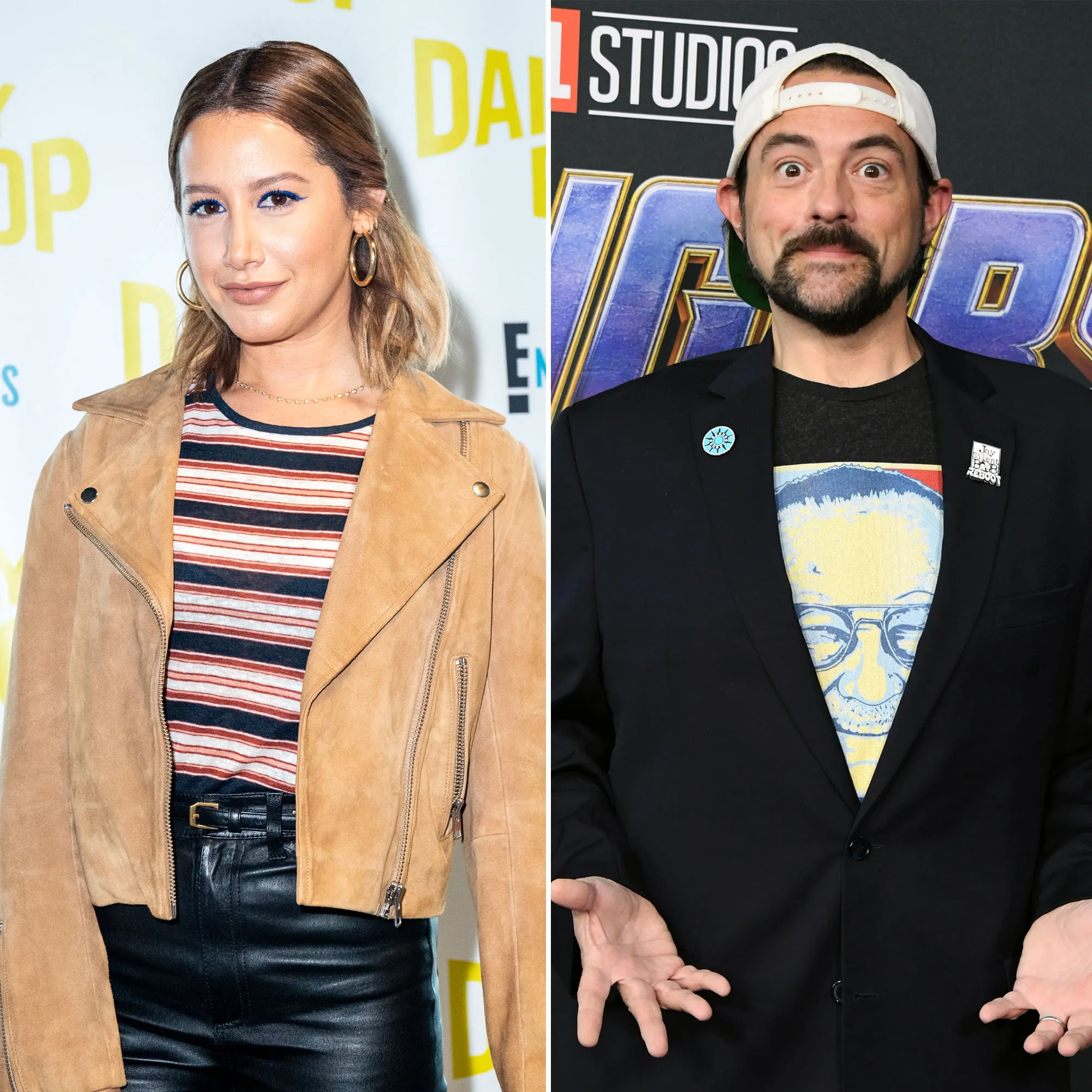 Ashley Tisdale Calls Out 'Neighbor' Kevin Smith for Hitting Her Car — and He Turns It Into an Ode to 'High School Musical'