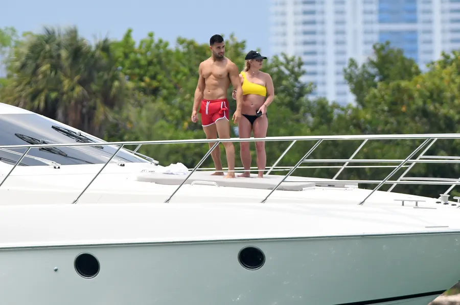 Britney Spears and Sam Asghari Recreate Titanic