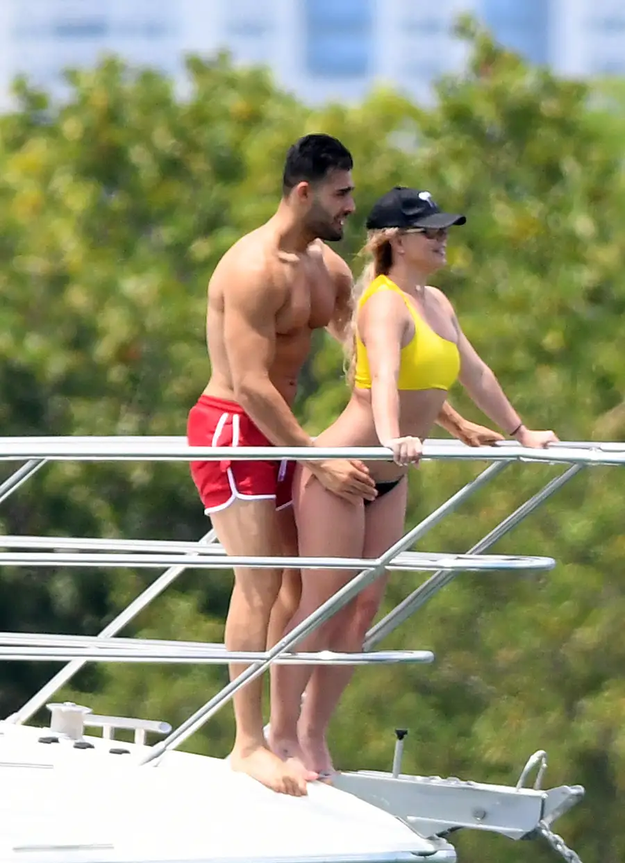 Britney Spears and Sam Asghari Recreate Titanic
