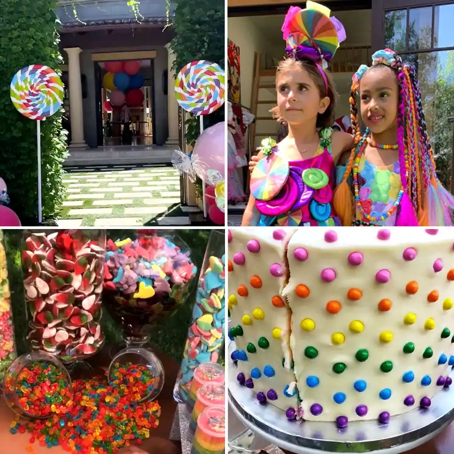 KARDASHIANS KIDS PARTIES Candyland North Penelope