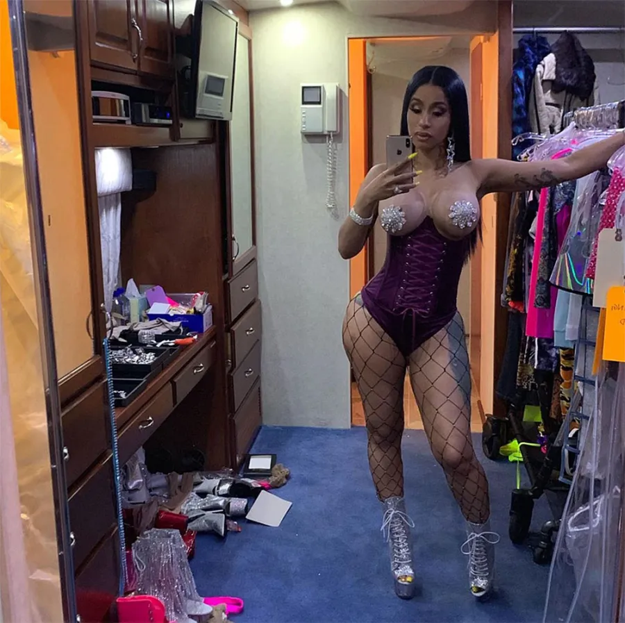 Cardi B Lingerie Instagram June 22, 2019