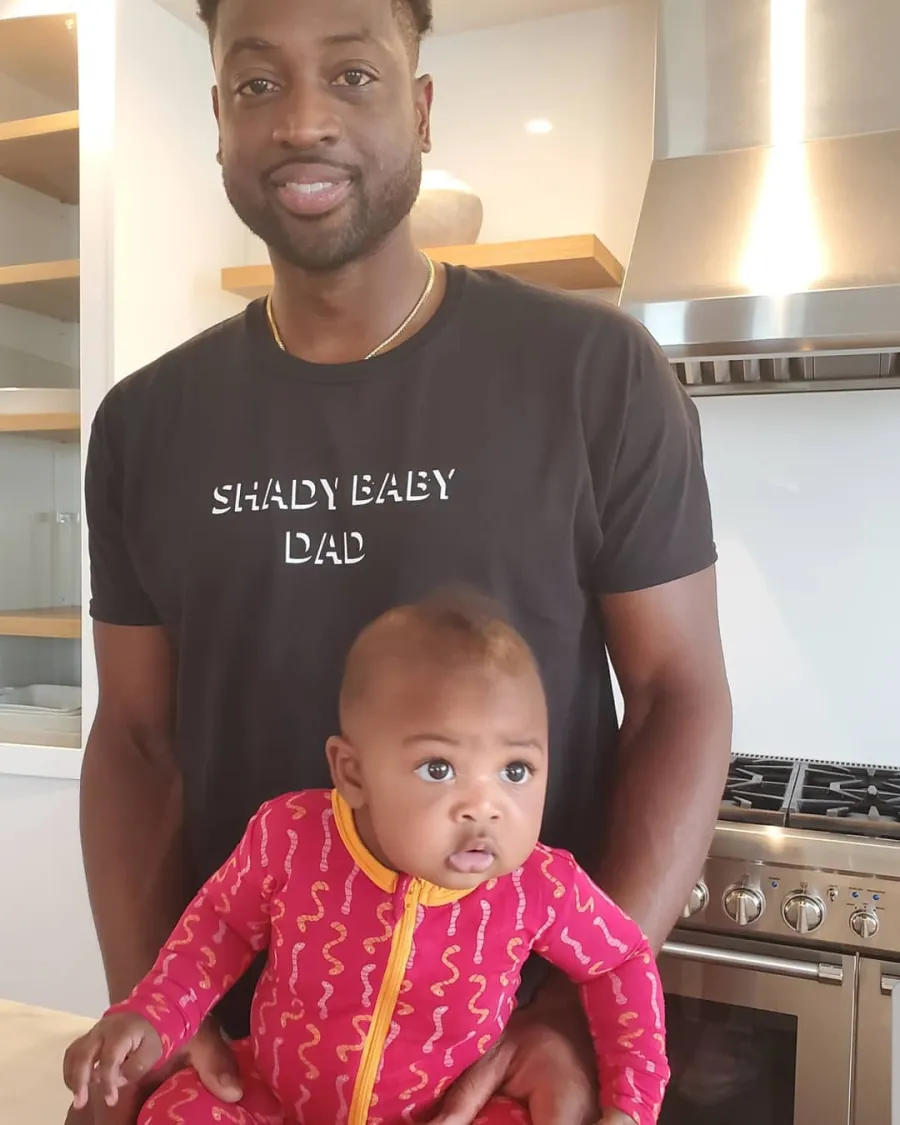 Celeb Dads Celebrating Father’s Day Dwyane Wade