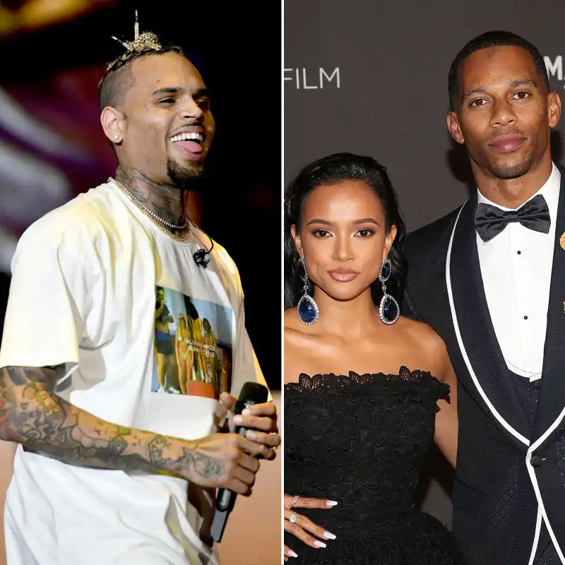 Chris Brown Slams Karrueche Tran Boyfriend Victor Cruz Clothing Style