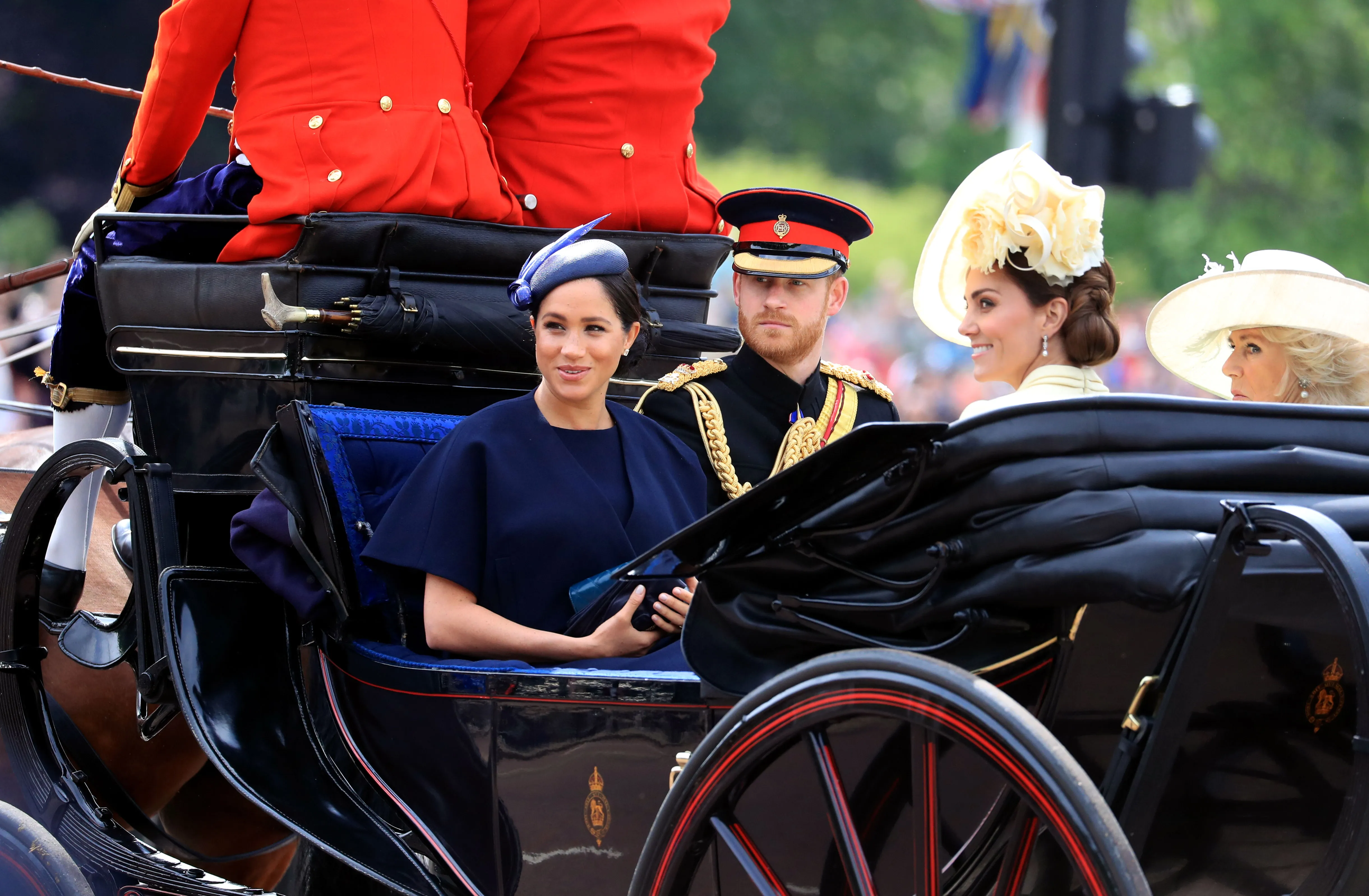 Duchess Meghan Attends Trooping the Colour Parade 1 Month After Giving Birth
