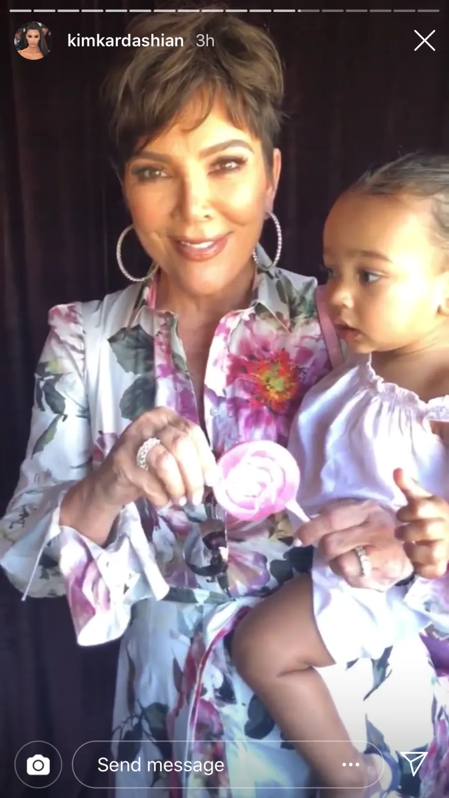 Kim Kardashian, Kris Jenner, Chicago West