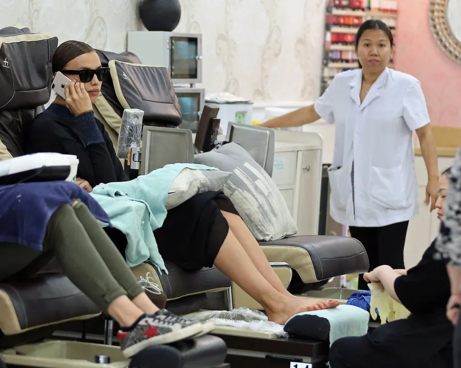 Irina Shayk Has a Spa Day Amid Bradley Cooper Relationship Rumors