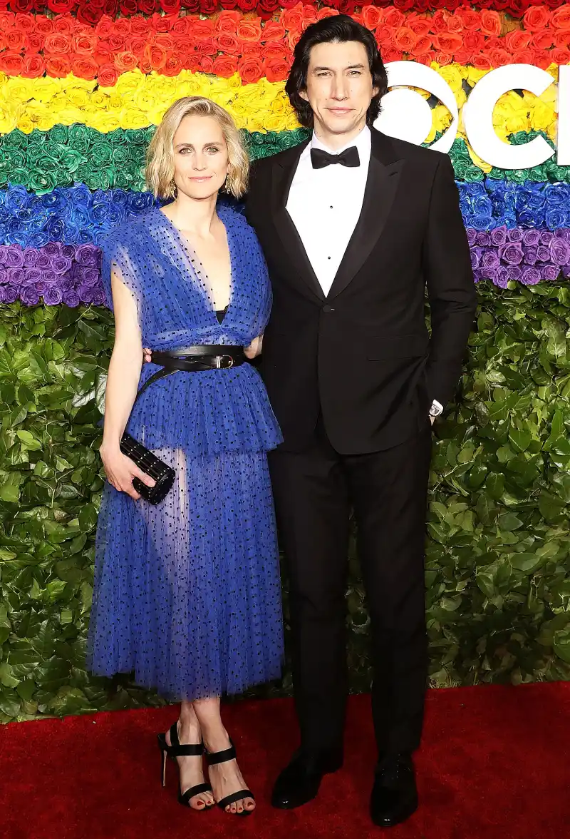 Joanne Tucker and Adam Driver Tony Awards
