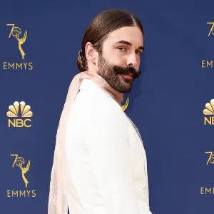 Jonathan Van Ness White Suit September 17, 2019