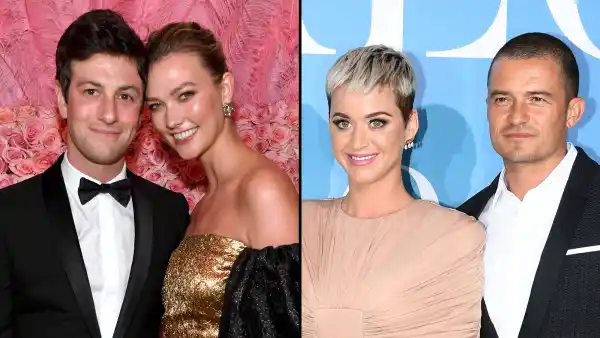 Joshua Kushner and Karlie Kloss Orlando Bloom and Katy Perry