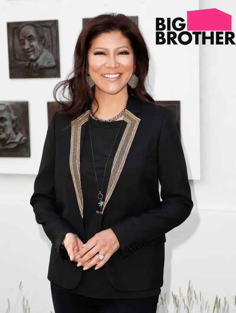 Julie Chen and Big Brother Logo