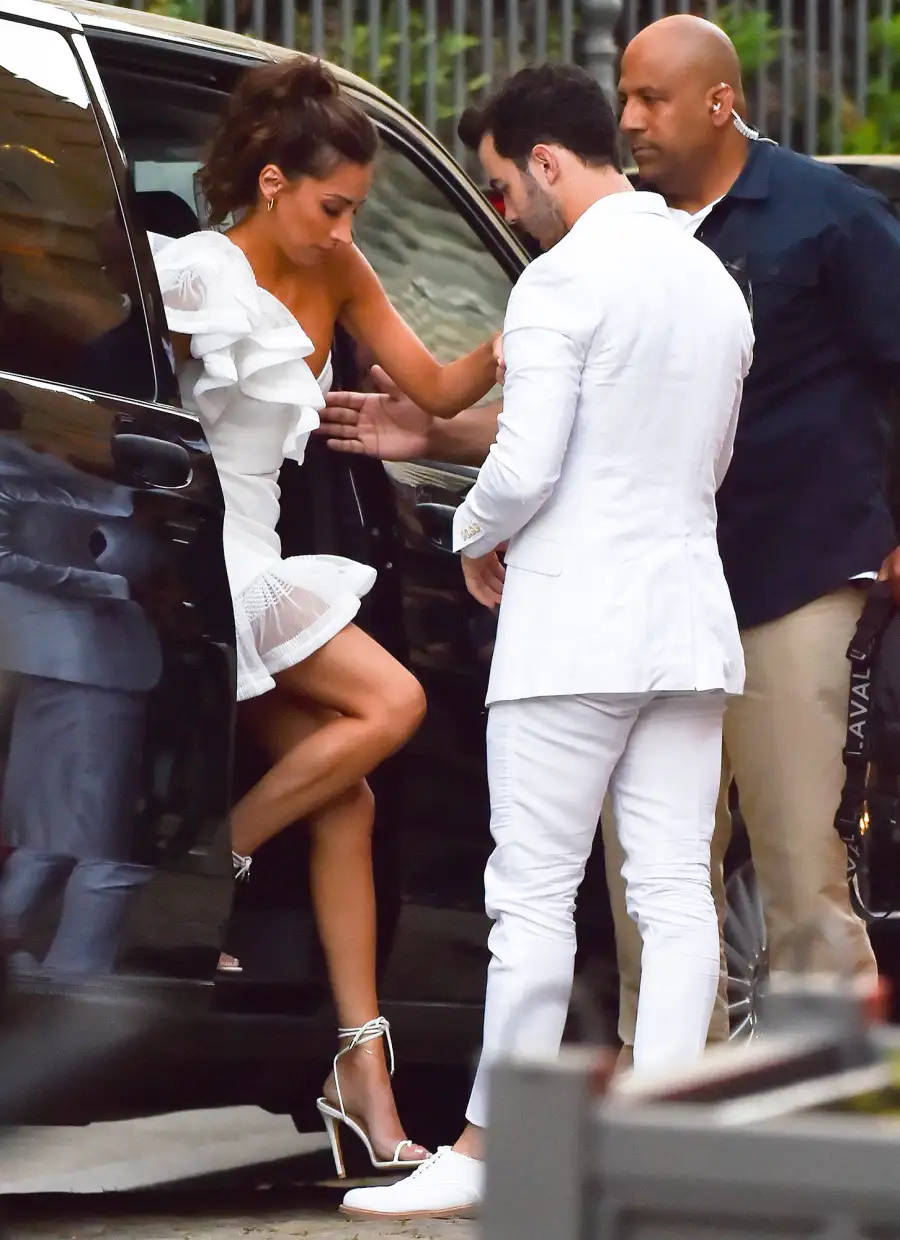 Kevin Jonas & Danielle Jonas White Dinner Jonas and Turner Wedding