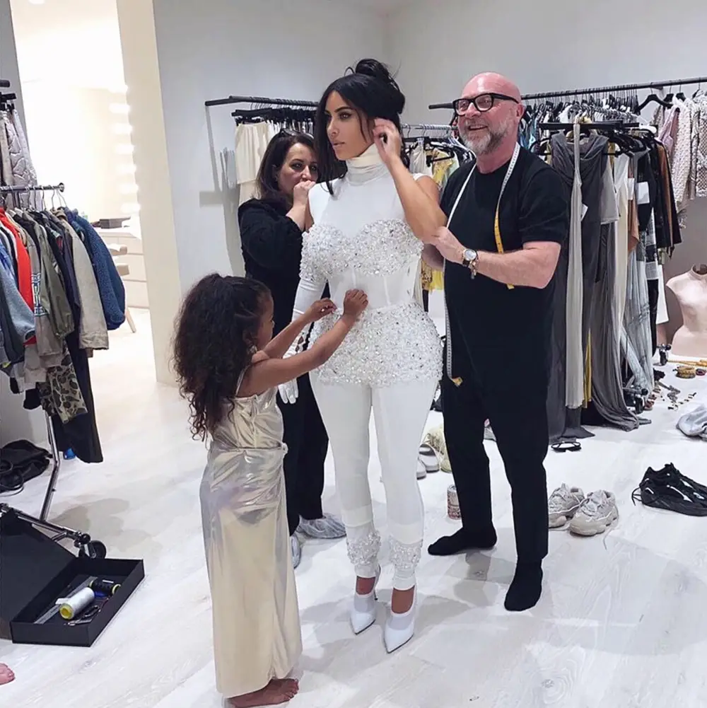 Kim Kardashian North West Stylish Assistant Anniversary Date