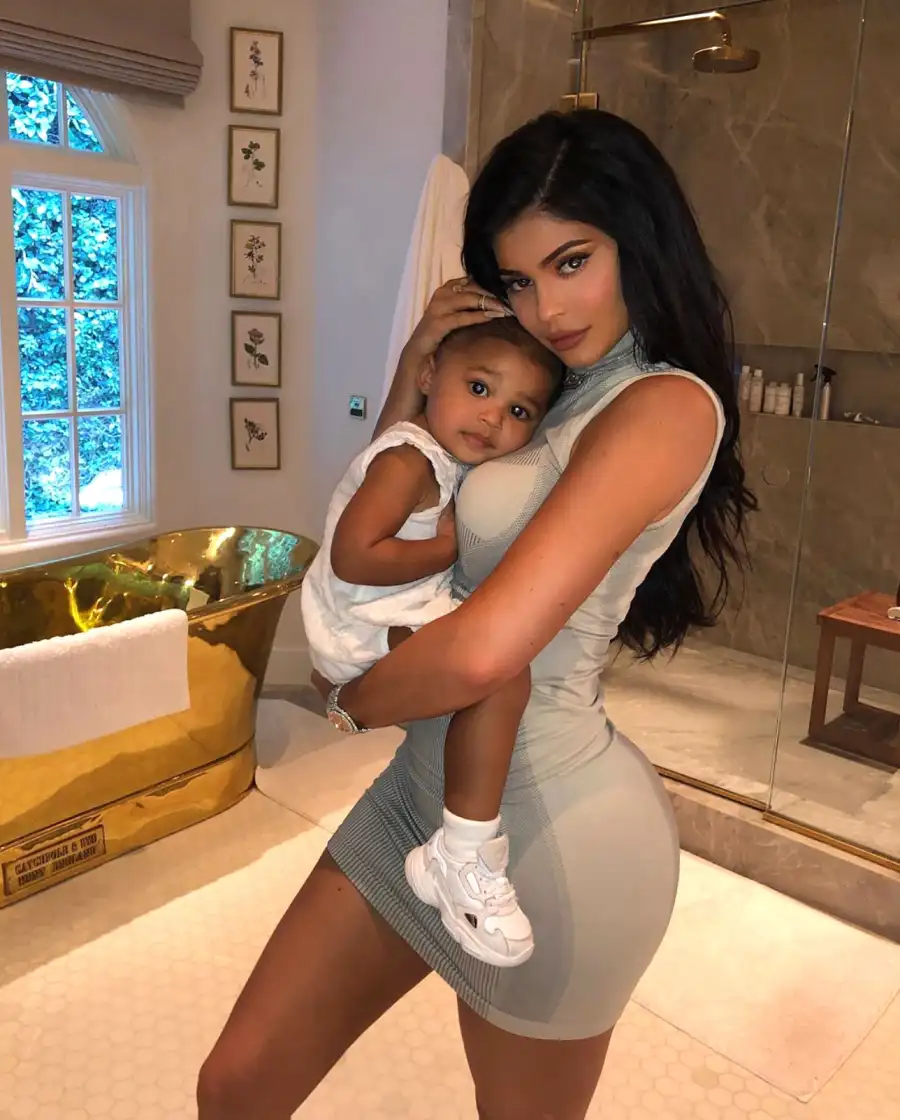 Kylie Jenner Holding Stormi