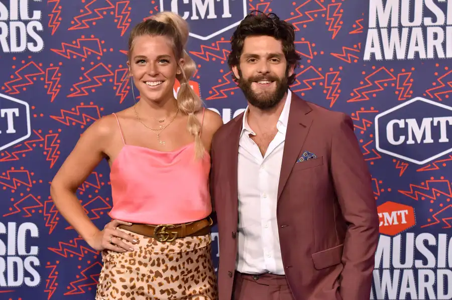 Lauren Akins and Thomas Rhett CMT Awards 2019